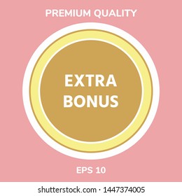 Extra bonus - button. Graphic elements for your design