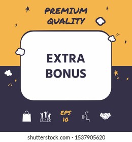 Extra bonus - button. Graphic elements for your design