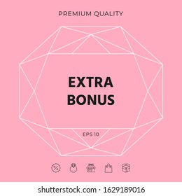 Extra bonus - button. Graphic elements for your design