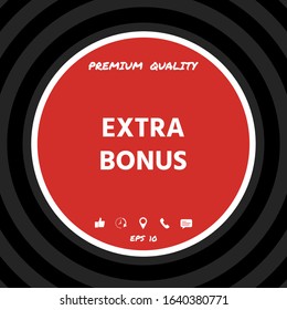 Extra bonus - button. Graphic elements for your design