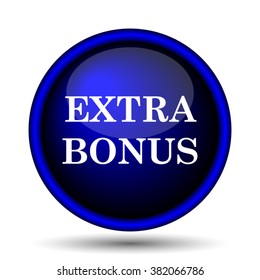 Extra bonus icon. Internet button on white background. EPS10 vector
