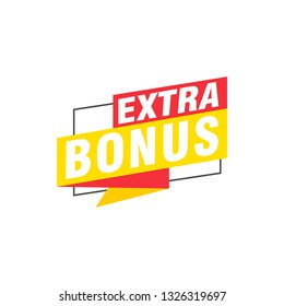 Extra bonus labels banners