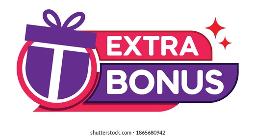 Extra Bonus modern Banner Element With Gift.
