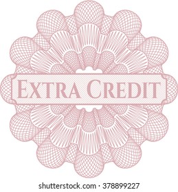 Extra Credit abstract rosette