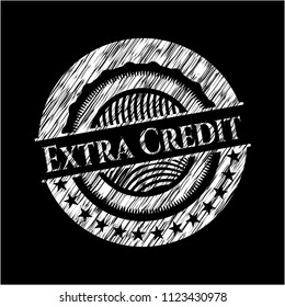 Extra Credit chalk emblem