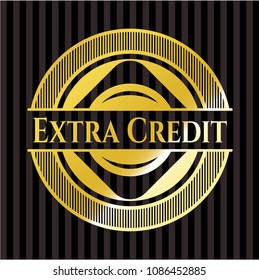  Extra Credit gold emblem or badge