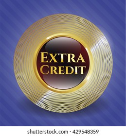 Extra Credit golden emblem or badge