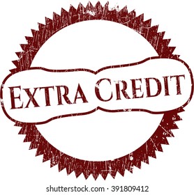 Extra-Credit-Grunge-Stempel