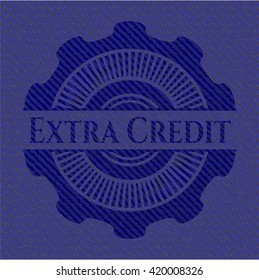 Crédito extra con textura jean