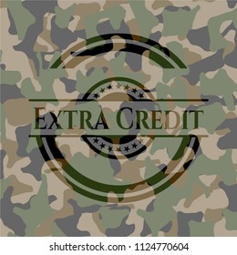 Extra Credit on camo texture