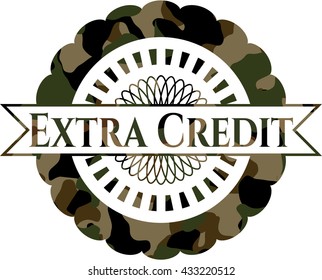Extra Credit on camouflaged texture