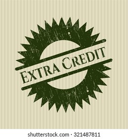 Extra Credit rubber texture