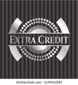 Extra Credit silver badge or emblem
