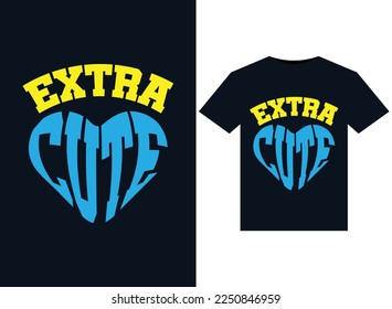 Ilustraciones extra personalizadas para el diseño de camisetas listas para imprimir