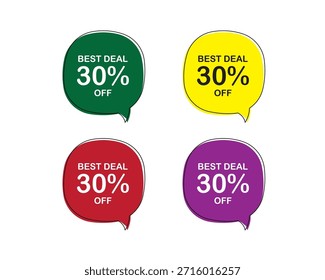 Etiqueta engomada del descuento adicional. 30 por ciento de descuento, Anuncios de Precio de papel Black Friday. Consigue un 30 por ciento extra de descuento en Rebajas. Muestra de Precio de oferta de descuento. Símbolo de oferta especial. Guardar 30 por ciento. Vector