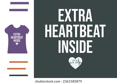 Extra latido dentro del diseño de camisetas 
