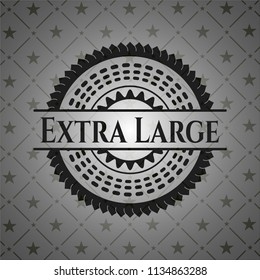 Extra Large black badge