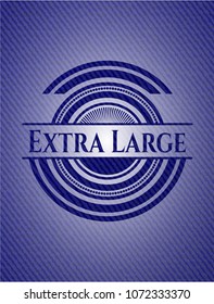  Extra Large with denim texture