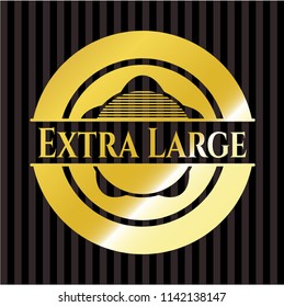 Extra Large gold emblem or badge