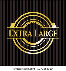 Extra Large gold emblem or badge