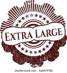 Extra Large grunge seal