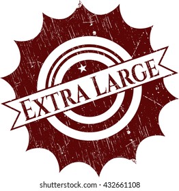 Extra Large grunge style stamp