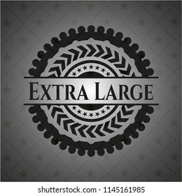 Extra Large realistic black emblem