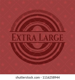 Extra Large realistic red emblem