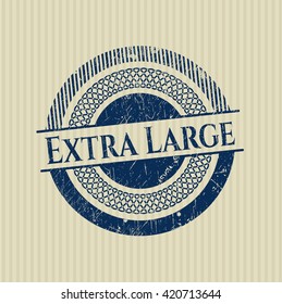 Extra Large rubber grunge stamp