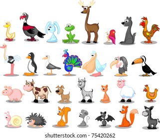 Extra large set of animals