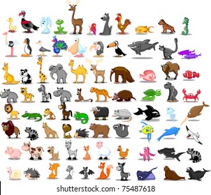 Extra large set of animals - Shutterstock ID 75487618