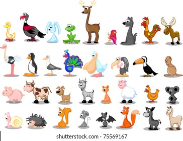 Extra large set of animals