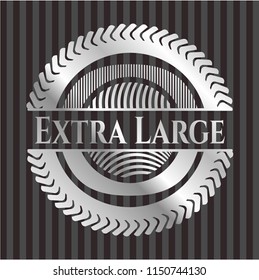 Extra Large silvery emblem