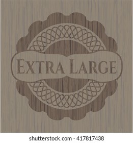 Extra Large wood emblem. Retro