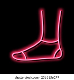 extra low sock neon light sign vector. extra low sock illustration