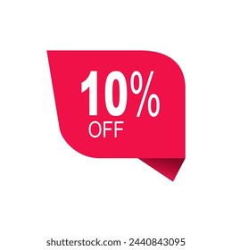 Extra price tag offers 10% discount for sale