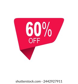 Extra price tag offers 60% discount for sale