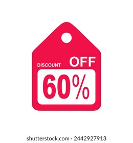 Extra price tag offers 60% discount for sale