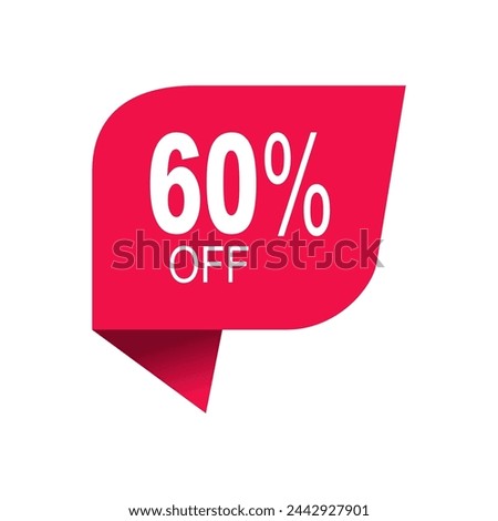 Extra price tag offers 60% discount for sale