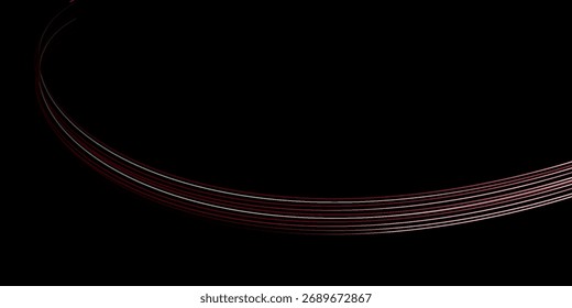 Design de ondas borradas vermelhas extras. Ilustração criativa brilhante. Conceito de negócio de tecnologia futurista.