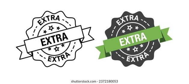 Extra rounded vector symbol set