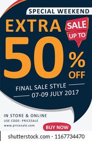 Extra Sale Flyer Template