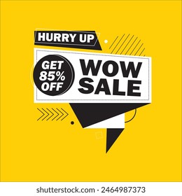 Extra Sale Store Banner Vector Element