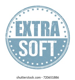 Extra soft grunge rubber stamp on white background, vector illustration