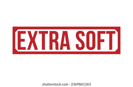 Extra Soft stamp red rubber stamp on white background. Extra Soft stamp sign. Extra Soft stamp.