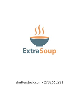 Extra Soup Logo Template Food