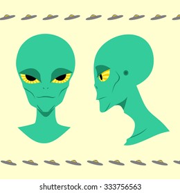 Extra Terrestrial Vector Illustration