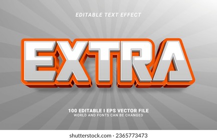 extra text effect graphic style