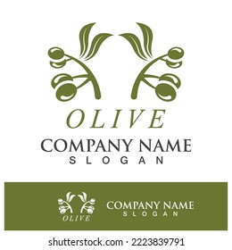Logo für natives Olivenöl extra, Vektorgrafik