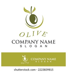 Extra virgin olive oil logo design vector illustration